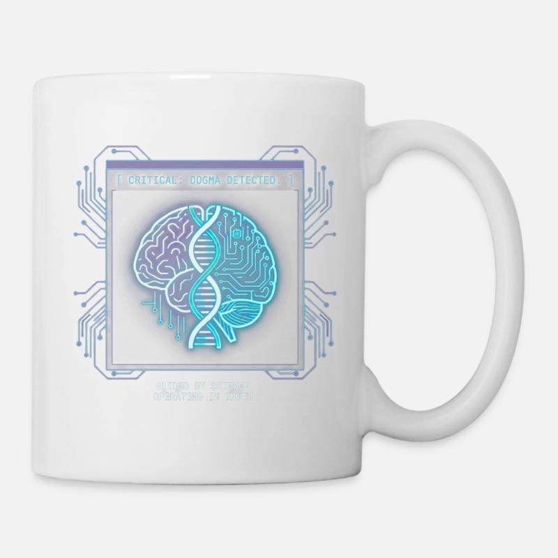 Guided By Science Cyberpunk Techwear - Mug - white