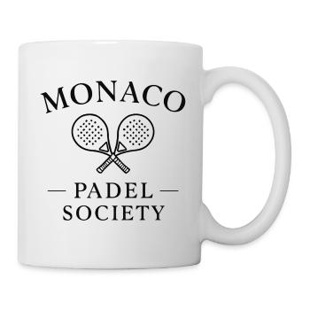 Logo de la Société de Padel de Monaco - Mug blanc - blanc - Droite
