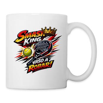 Königlicher Smash Tennis - Tasse - Weiß - Rechts