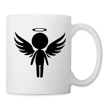 Engel Symbol - Tasse - Weiß - Rechts