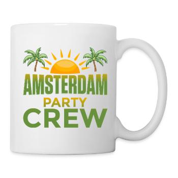 Amsterdam Party Crew - Mug blanc - blanc - Droite