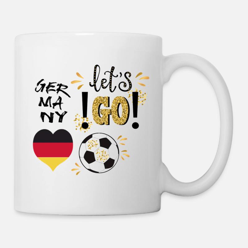 Fußball  - Tasse - Weiß