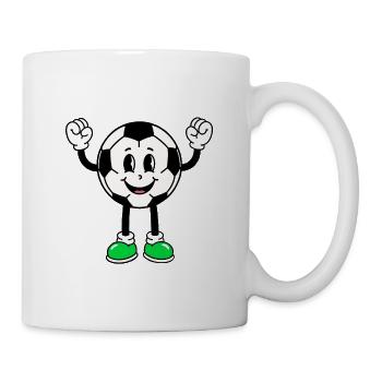 Football Fan - Mug blanc - blanc - Droite