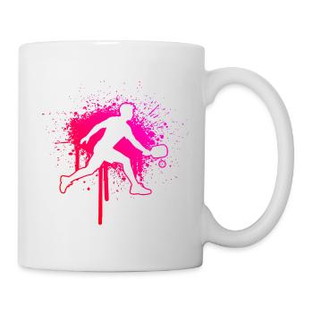 Idée cadeau pour un tournoi de pickleball pour l’anniversaire - Mug blanc - blanc - Droite