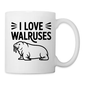 I Love Walruses - Mug - white - Right