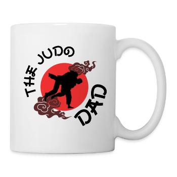 Der Judo-Vater - Tasse - Weiß - Rechts
