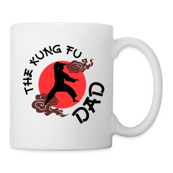 Der Kung-Fu-Vater - Tasse - Weiß - Rechts