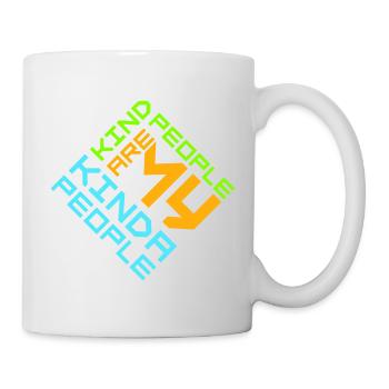 Kind People Are My Kinda People Friendliness - Mug - white - Right