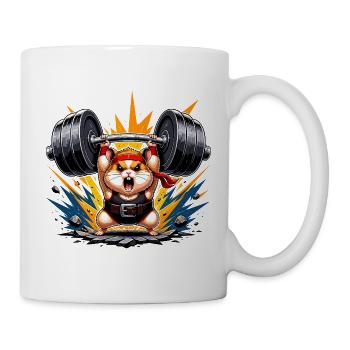 Battle hamster power symbol - Mug - white - Right