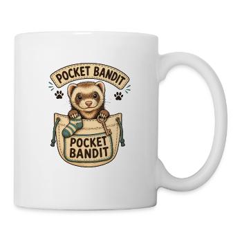 POCKET BANDIT - Tasse - Weiß - Rechts