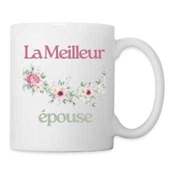La Meilleur  épouse - Mug blanc - blanc - Droite