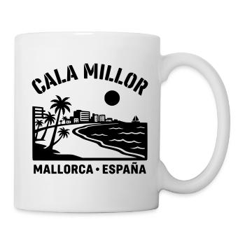 cala millor Mallorca - Tasse - Weiß - Rechts