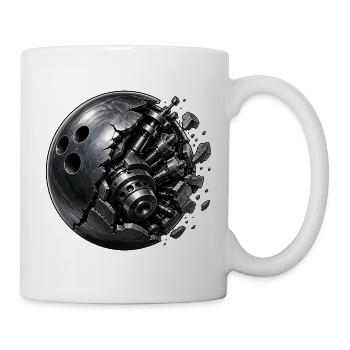 Bowling Ball Machine Core Star Mechanics - Mug - white - Right