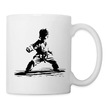 Karateka Boy Sketch - Mug - white - Right