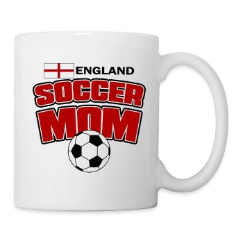 England Football Mom | Soccer Mom - Mug - white - Right