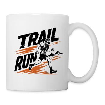 Trailrun - Tasse - Weiß - Rechts