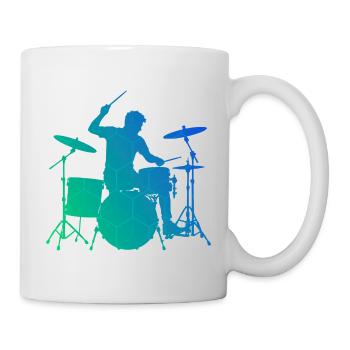 Gift idea for the musician with drum games - Mug - white - Right