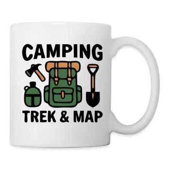 Rucksack Trekking Wandern Camping Pfadfinder - Tasse - Weiß - Rechts