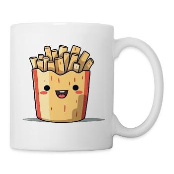 Kitchen Delight French Fries Cartoon - Mug - white - Right