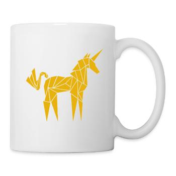 Origami Unicorn - Mug - white - Right