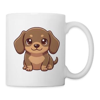 Cute dachshund - Mug - white - Right