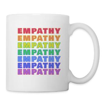 Empathie Regenbogen Print - Tasse - Weiß - Rechts