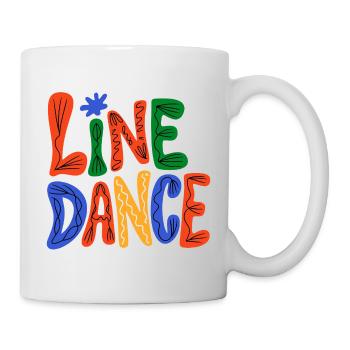 Line Dance Love - Tasse - Weiß - Rechts