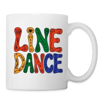 Ambiances de danse en ligne - Mug blanc - blanc - Droite