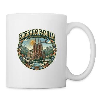 Sagrada Familia Barcelona - Tasse - Weiß - Rechts