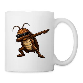 Dabbing Kakerlake Kakerlaken Kakerlake Design - Tasse - Weiß - Rechts