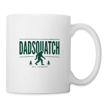 DadSquatch Motif with Bigfoot - Mug - white - Right