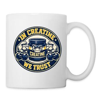 Creatine Power We Trust - Mug - white - Right