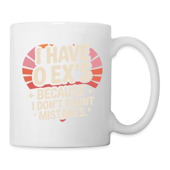 Ex-petit ami J’ai 0 ex Séparation Divorce célibataire - Mug blanc - blanc - Droite