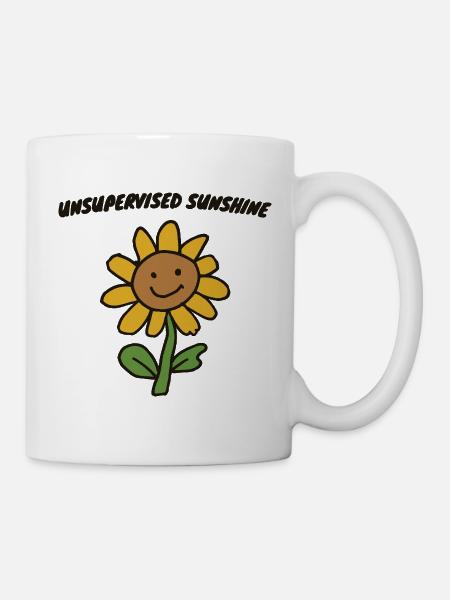 Tournesol non supervisé - Mug blanc - blanc