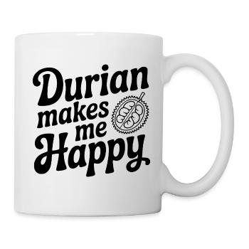 Durian Makes Me Happy - Mug - white - Right