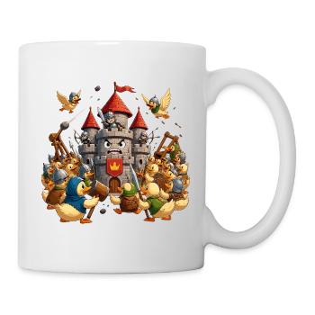 Duck fortress in the Knights' War - Mug - white - Right