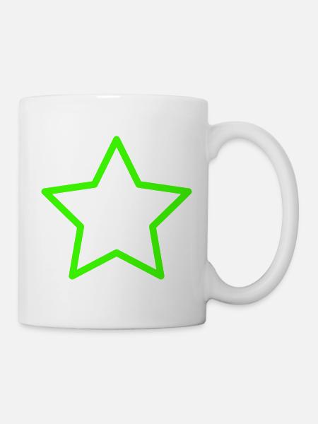 Stern - Tasse - Weiß