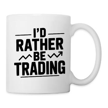 Je préférerais faire du trading - Mug blanc - blanc - Droite