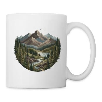 Randonnée - Aventure en plein air - Amoureux de la nature - Mug blanc - blanc - Droite