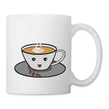 coffee cup - Mug - white - Right