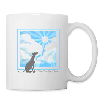 Plus qu’un animal de compagnie - Lévrier - Mug blanc - blanc - Droite
