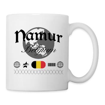 Souvenir de voyage Streetwear Belgique Namur - Mug blanc - blanc - Droite
