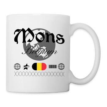 Souvenir de voyage Mons Belgium Streetwear - Mug blanc - blanc - Droite