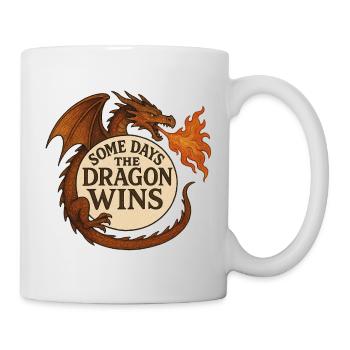 Dragon  Circular Emblem - Mug - white - Right