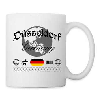 Düsseldorf Deutschland Streetwear Reise Souvenir - Tasse - Weiß - Rechts