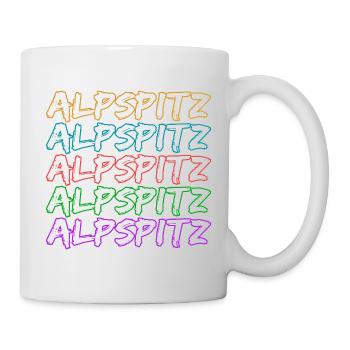 Alpspitz as mountaineering - Mug - white - Right