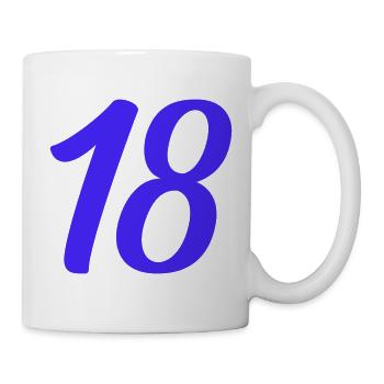 18- - Mug blanc - blanc - Droite
