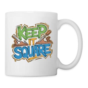 Cabinet Maker Keep It Square Furniture Maker - Mug - white - Right