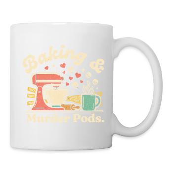 Pâtisserie et meurtre - Mug blanc - blanc - Droite