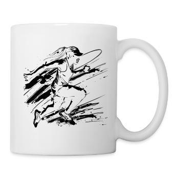 Graffiti Runners - Mug blanc - blanc - Droite